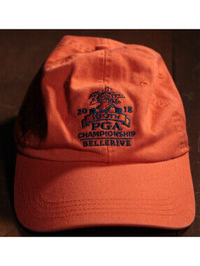 2018 PGA Championship Hat Cap 100th Bellerive St. Louis Golf Orange